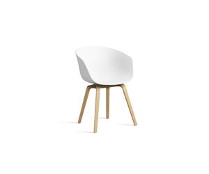 AAC22 Dining Chair Oak/ White