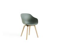 AAC222 Dining Chair Oak/Fall Green
