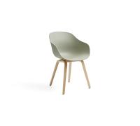 AAC222 Dining Chair Oak/Pastel Green