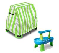 Aacabo Kids Water Table Cover Fit Step2 Rain Showers Splash Pond Water Table,Waterproof Dust Proof Anti-UV Outdoor Toys Cover-Cover only