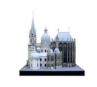 Aachen Cathedral 3D Paper Model,Advanced 3D Paper Building kit,High Difficulty 5/6 DIY Architectural Paper Craft Model for Experienced Hobbyists