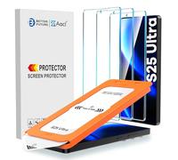 AACL 3-Pack for Samsung Galaxy S25 Ultra Screen Protector Tempered Glass, 9H Glass for S25 Ultra Screen Protector 5G, [Fast Alignment Tool] [Bubble Free] [6.8 Inch]