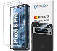 AACL Pixel 8 Pro Screen Protector Tempered Glass with Camera Lens Protector for Google Pixel 8 Pro Screen Protector，6.7 Inch [Fingerprint Unlock][Anti-Scratch] [9H] [3 +2 Pack ]