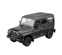 Aacovyup For 1/18 UAZ SUV Zinc Alloy Car Model Die-cast Metal Simulation Sound And Light Toy Design Ornament(Black)