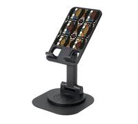 AACPPB Luxurious Sapphire Stripe Foldable Portable Phone Stand with Charger Hole 360 Rotation Adjustable Angle Non-Slip Dockbase