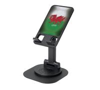 AACPPB Welsh Dragon Foldable Portable Phone Stand with Charger Hole 360 Rotation Adjustable Angle Non-Slip Dockbase