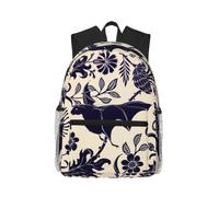 aacxzff Casual Funny Canvas Bat pattern Print Backpack Cute Bookbag Laptop Backpacks Travel Daypack Unisex