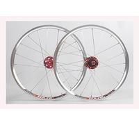 AADDFDD 14/16/18/20 Inch Folding Bike/BMX Wheelset V Brake Rims Disc Hubs Sealed Bearing Support 7-8-9-10-11 Speed Cassette Quick Release Front 74mm Rear 135mm