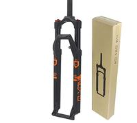 AADDFDD 26 Inch 27.5" 29ER MTB Forks Shock Absorber, Manual/Remote Lockout 1-1/8" Straight Tube Bike Suspension Fork Accessories 120mm Travel
