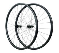 AADDFDD 700C Carbon Fibre Bike Wheelset, Circle Height 23mm Front 2 and Rear 4 Bearings Mid Lock Disc Brake for Off-road 23C-50C Tires