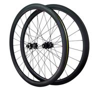 AADDFDD 700C Disc Brake Bike Wheelset, Thru-Axle 15 * 100mm/12 142mm Front Rear Wheel 24 Holes 4 Bearings 7/8/9/10/11/12 Speeds Off-road 1740g