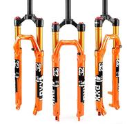 AADDFDD Air Mountain Bike MTB Front Fork 26 27.5 29 Inch 120mm Travel, 1-1/8" Disc Brake Bicycle Suspension Accessories for 1.5-2.45" Tires