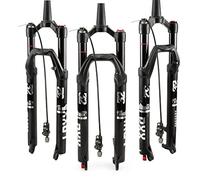 AADDFDD Magnesium Alloy MTB Fork 26/27.5/29 Inch, Bicycle Suspension Air 1-1/8" Disc Brake Mountain Bike Accessories Travel 120mm for 1.5-2.45" Tires