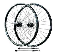 AADDFDD Mountain Bike Wheelset 26/27.5/29 Inch, Disc Brake 32 Holes Quick Release 9mm Front 2 Rear 4 Bearings 12 Speeds for 1.5-2.8 In Tires