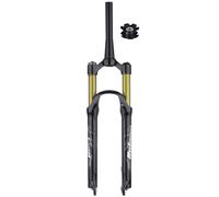 AADDFDD MTB Bicycle Air Front Fork 1 1/8 Tapered Tube Mountain Bike Suspension Forks 26 27.5 29 Inch Travel 120mm QR Axle 9mm 100mm Manual Remote Lockout XC