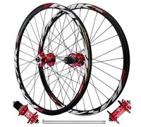 AADDFDD MTB Bike Wheelset 26 Inch, Aluminum Alloy Rim Disc Brake 27.5 29 Inch Bicycle Quick Release Wheel Hub 32 Spokes for HG/MS/XD Flower Drum 7-12 Speed