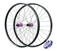 AADDFDD MTB Bike Wheelset Mountain Rim 26/27.5/29 Inch, Aluminum Alloy Central Lock Hybrid/Sealed Bearings 148MM for 7/8/9/10/11/12 Speed