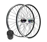 AADDFDD MTB Bike Wheelset V Brake 26/27.5/29 Inch Double Wall Aluminum Alloy Hybrid/Bike Rim 32 Hole for 7-12 Speed Cassette Flywheel 2225g