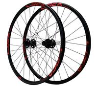 AADDFDD Thru Axle 27.5/29" Mountain Bike Wheelset 26 Inch, Double Wall Alloy Rims Mid Lock Disc Brake 28 Holes Hub 7-12 Speeds
