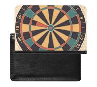 AADFAEWR Passport Holder for Travel Dart Board Pu Leather Passport Cover Case with Card Slot