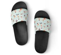 AADFAEWR Shower Sandals Physics And Mathematics Bathroom Slippers Home Slides For Men Women
