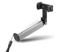 AAE&TB Airplane Phone Holder for Tray Table, 360° Rotating Travel Phone Mount, Adjustable Foldable Clip Stand, Hands-Free for Flights, Universal Fit for iPhone Android (Silver)