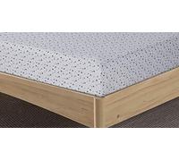 Aaf Textiles 2x 100% Cotton Printed Jersey Fitted Sheet for Cot Bed 70x140cm Pack of 2 White Stretchable Ulta Soft Toddler & Baby Bed Sheet Star Print For Boys,Girls,Super Soft