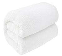 Aaf Textiles Bath Sheets Extra Large Oversized 96 x180 cm in White, 100% Egyptian Cotton Style 515 GSM Shower Towel - Thick and Absorbent, Hotel Quality Large Bath Towels for Adults
