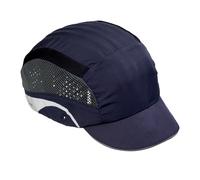 JSP HardcapAerolite Premium Lightweight Baseball Style Bump Cap with EN 812 Protection for Bumps and Scrapes to the head 5cm Short Peak Navy (AAF000-002-100)