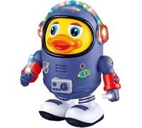 Aafan Dancing Astronaut Duck Toy with Music & LED Lights, Musical Baby Toys for Toddlers 1 2 3 Years Old, Light-Up Space Duck Walking Toy for Kids, Interactive Educational Gift for Boys & Girls