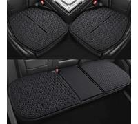 AAFEI 3-Piece Car Seat Cushion Set for VW Fox (5Z 2005-2011),3d Honeycomb Cooling Gel Pad,Breathable Ice Silk Seat Mat,Front & Rear Ventilated Protector For Summer,Black