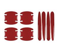 AAFEI Car Door Handle Protector for BMW i3 (I01 2013-2022),Anti Scratch Door Bowl Cup Stickers Paint Guard Film Auto Exterior Accessories,Red