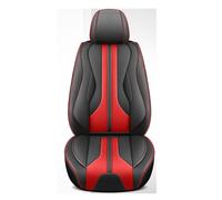 AAFEI Nappa Leather Car Seat Covers Full Set for MG 3 (SAIC 2013-2025 2026),360 Full Cover Universal Protector,Breathable All Seasons Waterproof Interior Decoration,Red
