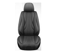 AAFEI Nappa Leather Car Seat Covers Full Set for MG 3 (SAIC 2013-2025 2026),360 Full Cover Universal Protector,Breathable All Seasons Waterproof Interior Decoration,Black