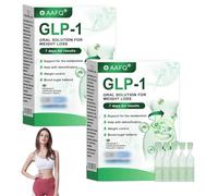 AAFQ GLP-1 Weight Loss Oral Solution, Professional GLP-1 Oral Liquid,GLP-1 Drops, AAFQ GLP-1 Oral Solution, Natural GLP1 Drops for Men & Women (2 Pack)