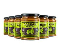Aagrah Achari Tarka Indian Curry Cooking Sauce - Authentic Restaurant Recipe Base - Medium Heat - 270g Jar Serves 3-4 - Case of 6