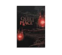 AAHARYA Quiet Place Movie Poster Print Abstract Farmhouse Gallery Aesthetic Room Decor for Bedroom Bathroom Unframe-style 12x18inch(30x45cm)