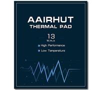 Aairhut Thermal Pad 13W/mK, 120x120x0.5mm Silicone Cooling Pad GPU Non Conductive Heat Resistance Extreme Odyssey Cover with Dual Self-Adhesive Films for PC Laptop Heatsink/GPU/CPU/LED