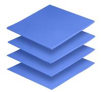 Aairhut Thermal Pad 6W/mK 4 Pack, 100x100mm 0.5mm 1mm 1.5mm 2mm Silicone Cooling Pad GPU Non Conductive Heat Resistance Extreme Odyssey Cover for Laptop Heatsink/CPU/GPU/SSD/IC/LED Cooler
