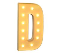 AAIRRA Wedding Decor 4FT Marquee Light Up Letters Large Marquee Letters LED Letter Lights Sign for Home Party Bar Wedding Festival Birthday Decorations Xmas Gifts Decoration,D,120CM