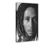AAISLUV Singer Bob Marley Poster (7) Canvas Poster Wall Art Decor Print Picture Paintings for Living Room Bedroom Decoration 12x18inch(30x45cm)