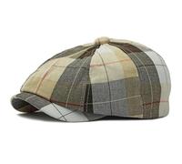 AAIXXIZAO Men'S Beret Hat Beret Cap Sun Hat Octagonal Caps For Men Women Plaid Artist Painter Beret Hat Flat Cap Male Female Berets 55-60Cmadjustable Coffee