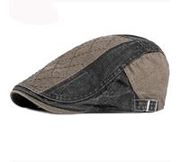 AAIXXIZAO Men'S Beret Hat Beret Sun Hat Cap Unisex Cotton Flat Cap Adjusted Artist Painter Beret Hat Men Women Beret Cap 55-60Cm Coffee