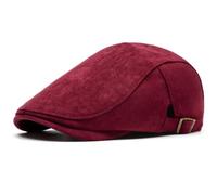 AAIXXIZAO Men'S Beret Hat Berets Caps For Men Women Adjustable Flat Cap Male Female Artist Painter Beret Hat Beret Cap 55-60Cmadjustable Red