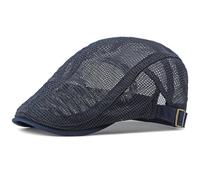 AAIXXIZAO Men'S Beret Hat Berets Men Women Breathable Mesh Sun Cap Adjustable Flat Cap Male Female Artist Painter Beret Hat Beret Cap 55-60Cmadjustable Navyblue