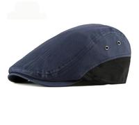 AAIXXIZAO Men'S Beret Hat Cap Men Women Cap Hat Vintage Artist Painter Beret Hat Male Female Patchwork Cap Mens Berets 55-60Cmadjustable Navyblue
