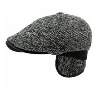 AAIXXIZAO Men'S Beret Hat Men Beret Hat Thick Warm Octagonal Cap Male Knitted Hat Flat Cap Beret Caps 55-60Cmadjustable Black