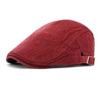 AAIXXIZAO Men'S Beret Hat Men Women Berets Reversible Beret Cap Male Female Flat Cap Vintage Artist Painter Beret Hats 55-60Cmadjustable Burgundy