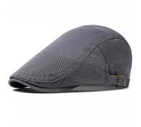 AAIXXIZAO Men'S Beret Hat Mens Beret Women Breathable Mesh Flat Cap Artist Painter Beret Hat Male Female Octagonal Beret Cap 55-60Adjustable Flatdarkgrey