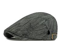 AAIXXIZAO Men'S Beret Hat Mens Beret Women Sun Cap Male Female Denim Beret Cap Retro Artist Painter Beret Hat Adjustable Flat Cap 55-60Cmadjustable 4773Black